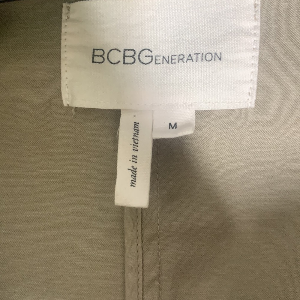 Bcbg Generation Size Medium Spring Coat With Hood - image 3